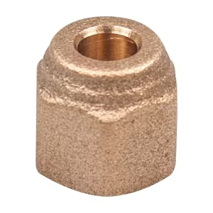 Kit 50 Porcas Forjadas SAE 1/4 Latão Alta Resistência para Tubo de Cobre Ar Condicionado